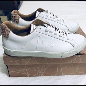 Veja Esplar Low Bastille White Leather Sneakers
